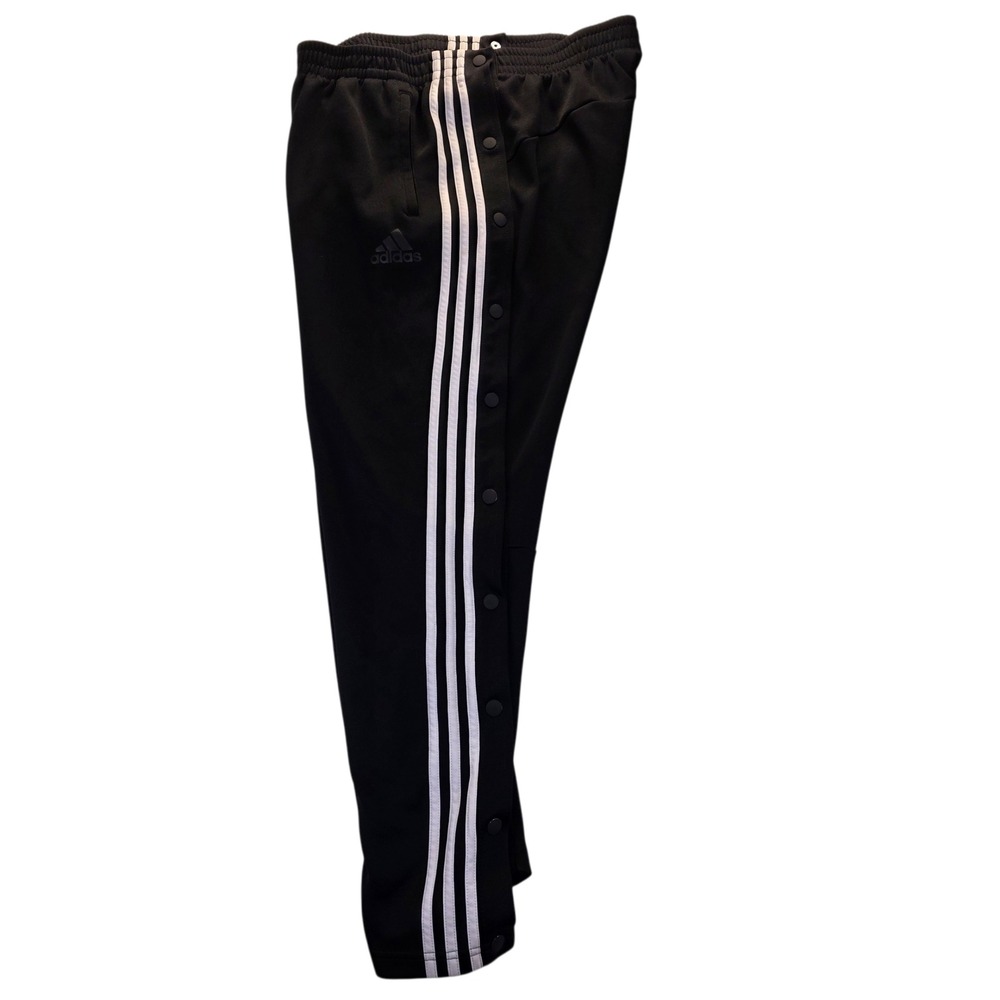 Adidas Men's Adibreak Snap Track Pants Three Stripe L Breakaway Tearaway Korn
